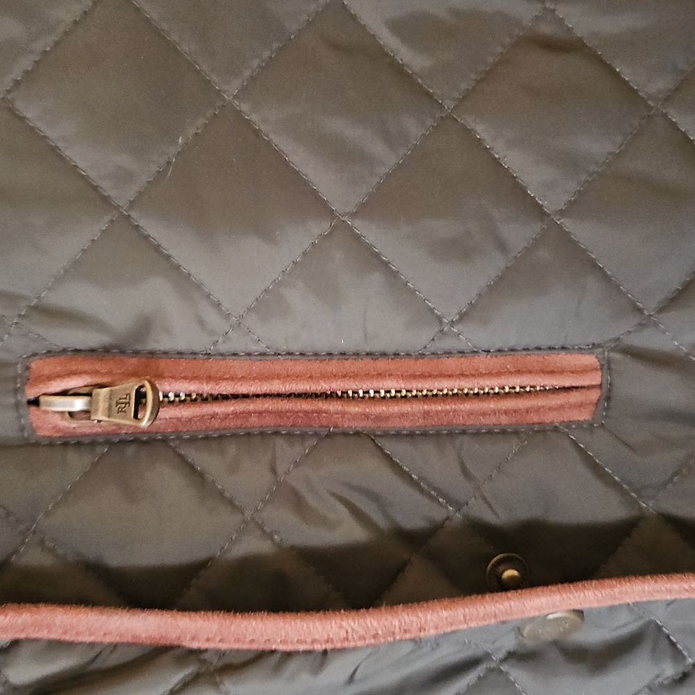 Ralph Lauren Green Quilted Coat - Picture 7 of 8